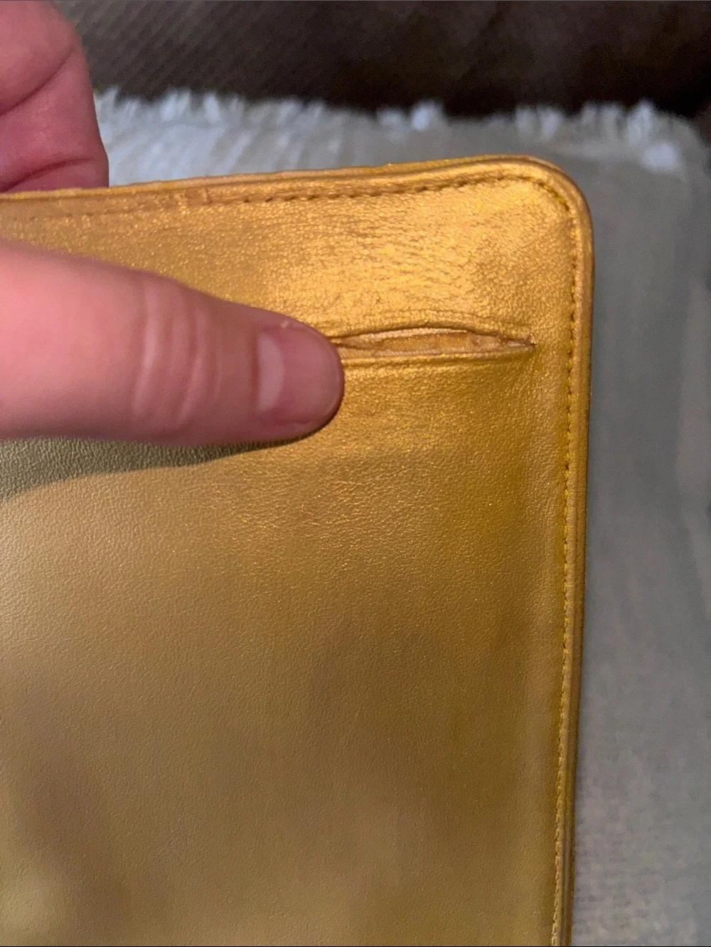 Chanel Yellow Travel Line 7” Agenda